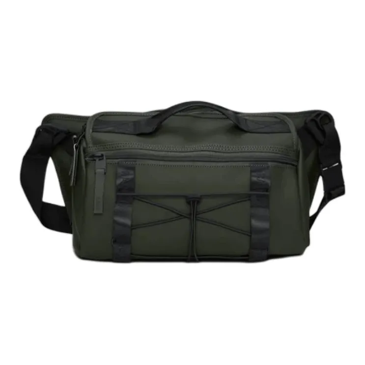 Rains Polyester Messenger Bag Handbag Unisex Green-0