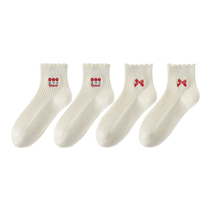 XXLLG Ankle Socks Women's 4 Pack-5