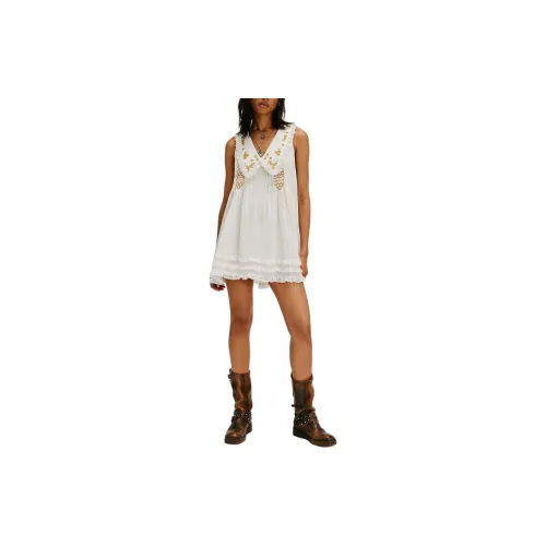 FREE PEOPLE Sleeveless Dresses Women's Whisper White