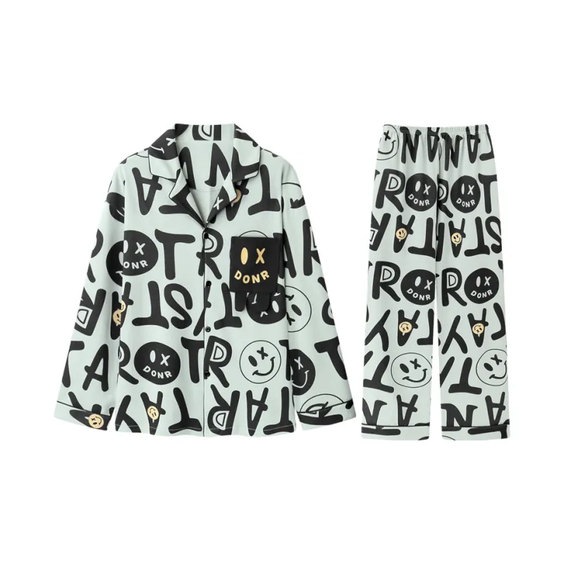 Qiao Ni Tong Pajama Set Men's Image Color-0