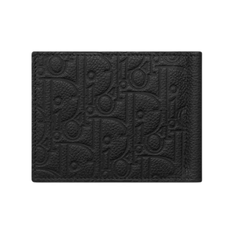 DIOR Calfskin Wallet Regular Men's Black-1