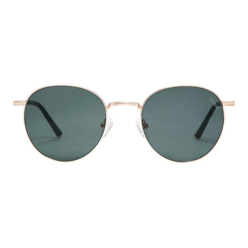 CARIN Pure Titanium Round Sun Protection UV Protection Sunglasses Unisex-9