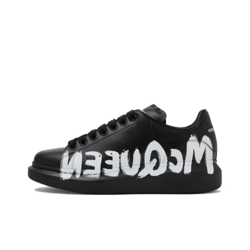 Alexander McQueen Skateboard Shoes Women's Low-Top Black