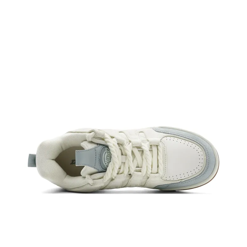 Dickies Low Top Skateboard Shoes Men's White Gray-2
