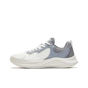 Anta Walk Anti-Slip And Wear-Resistant Breathable Low-Top Casual Running Shoes Men's Ivory White Mist Gray