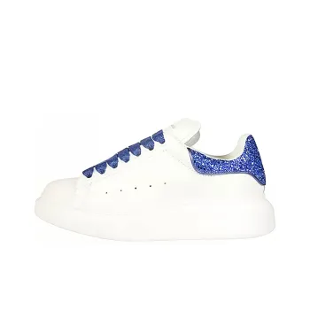 Alexander McQueen Oversized Blue Crystal Glitter Women's