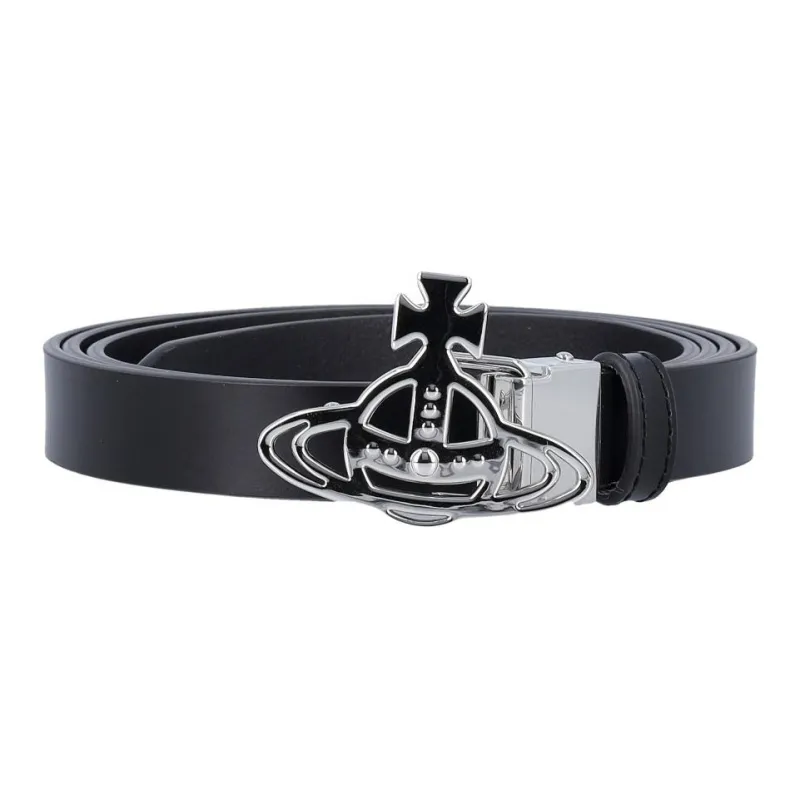 Vivienne Westwood Small Line Orb Buckle Belt-1