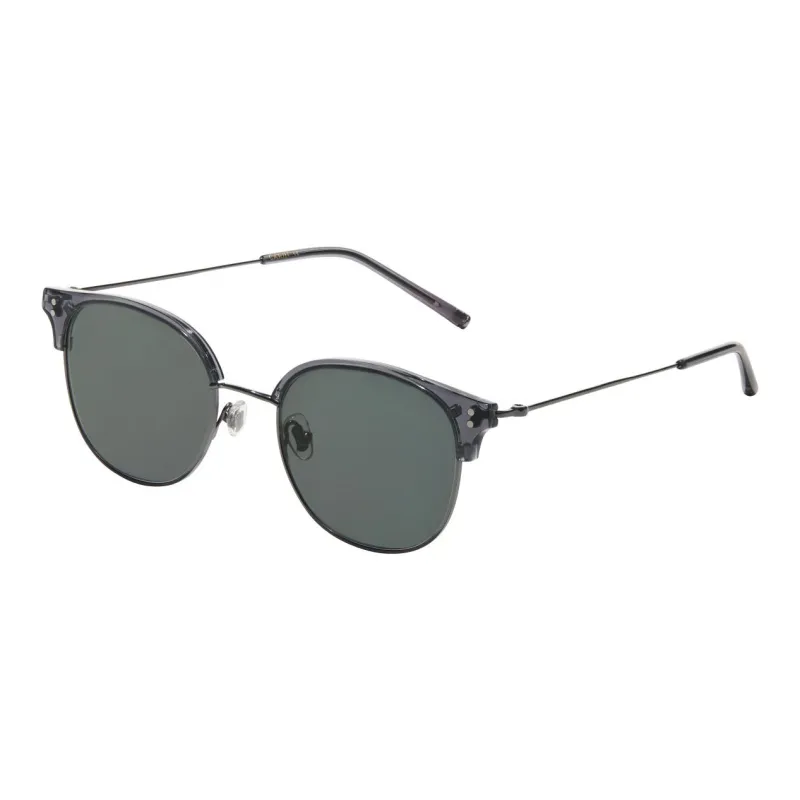 CARIN Plate Alloy Frame Oval Sunglasses Unisex-1