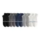 2 Black+2 Dark Gray+2 Navy Blue+2 Light Gray+2 White