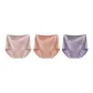 C Set-High-Rise Plus Size-Milk Coffee+Shrimp Pink+Purple (3 Pack)