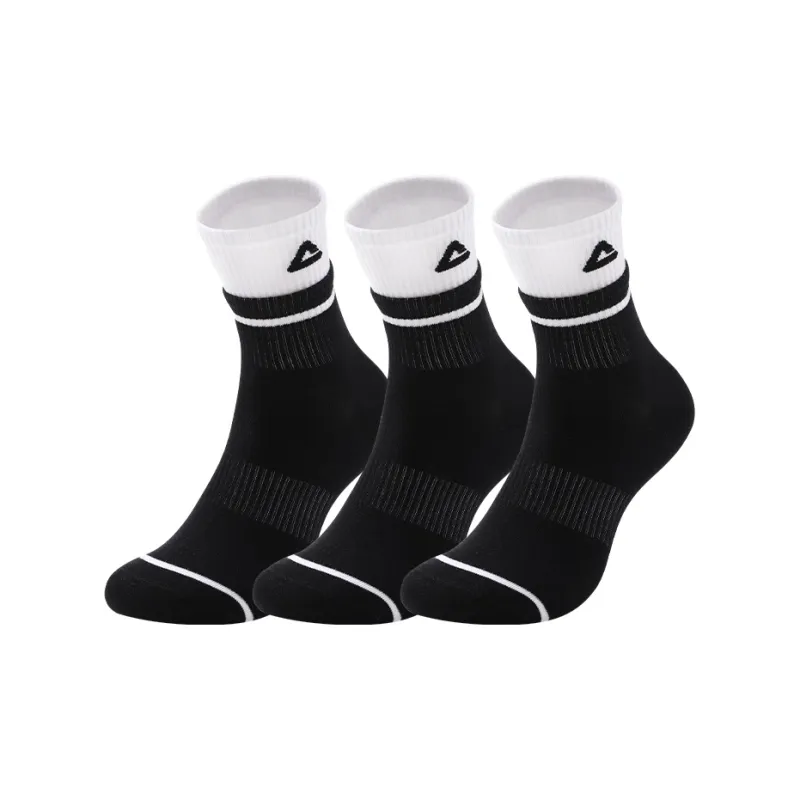 PEAK Knee High Socks Unisex 3 Pack-0