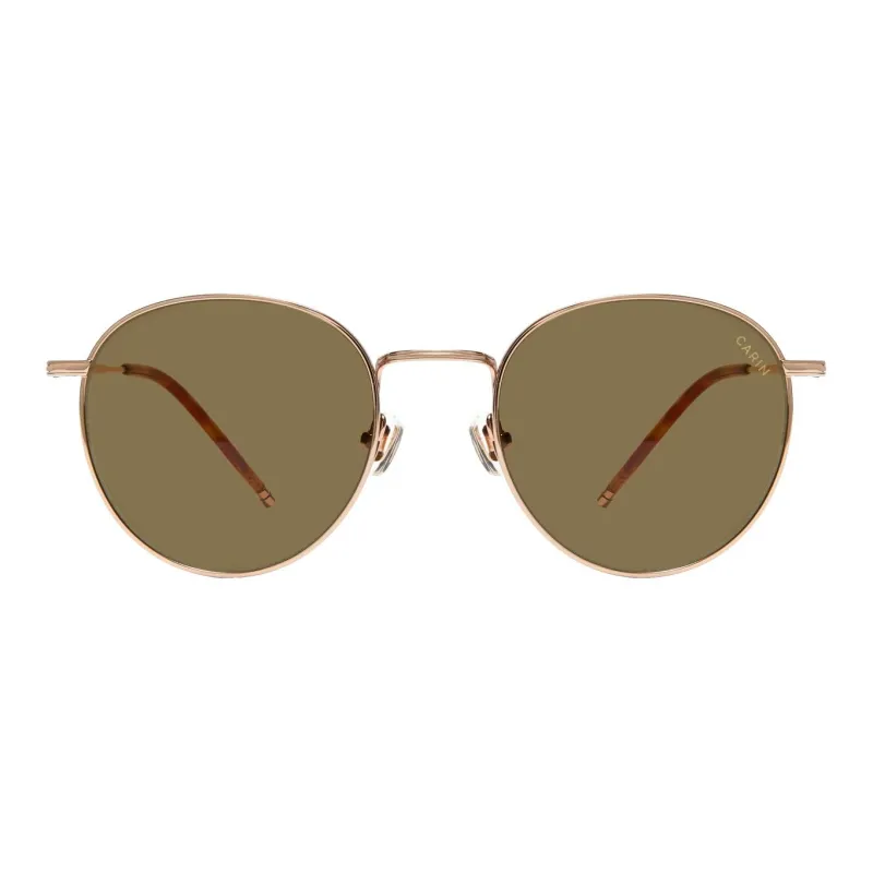CARIN Pure Titanium Round Sun Protection UV Protection Sunglasses Unisex-3