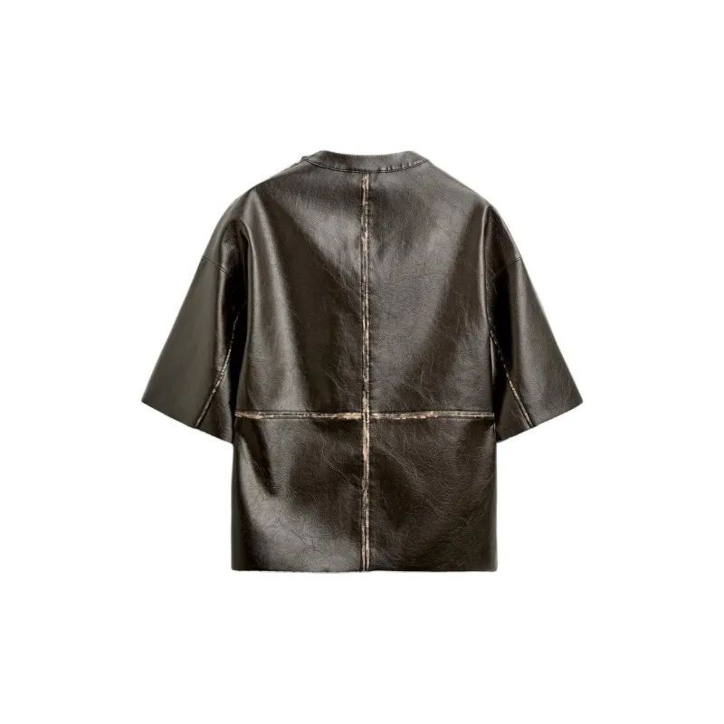 ZARA Shirts Men Brown-1