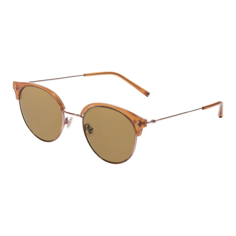 CARIN Plate Alloy Frame Oval Sunglasses Unisex-7