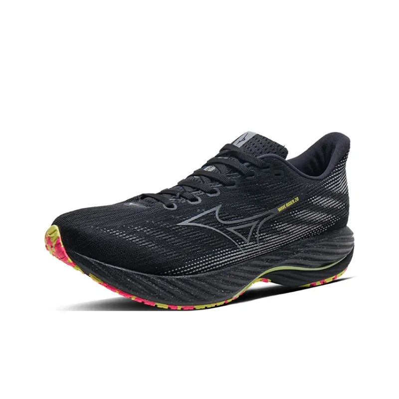 Mizuno Wave Rider 28 'Black Sunny Lime'-1