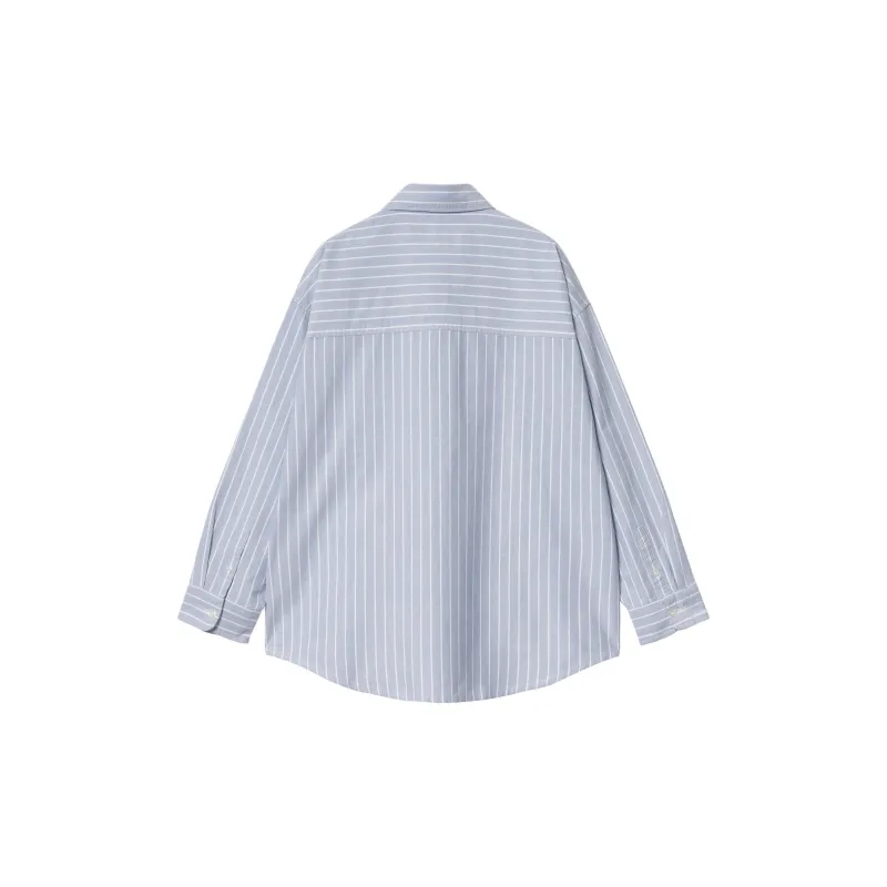 Carhartt WIP FW24 W' L/S Dowlen Shirt Women's Blue-1