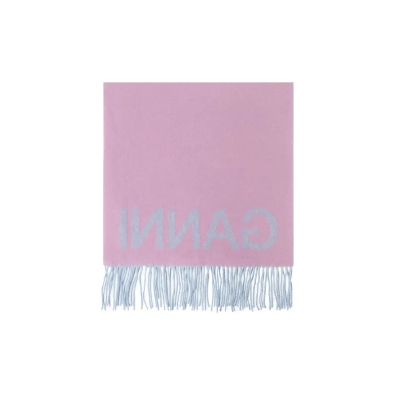 GANNI Fringed Scarf-1