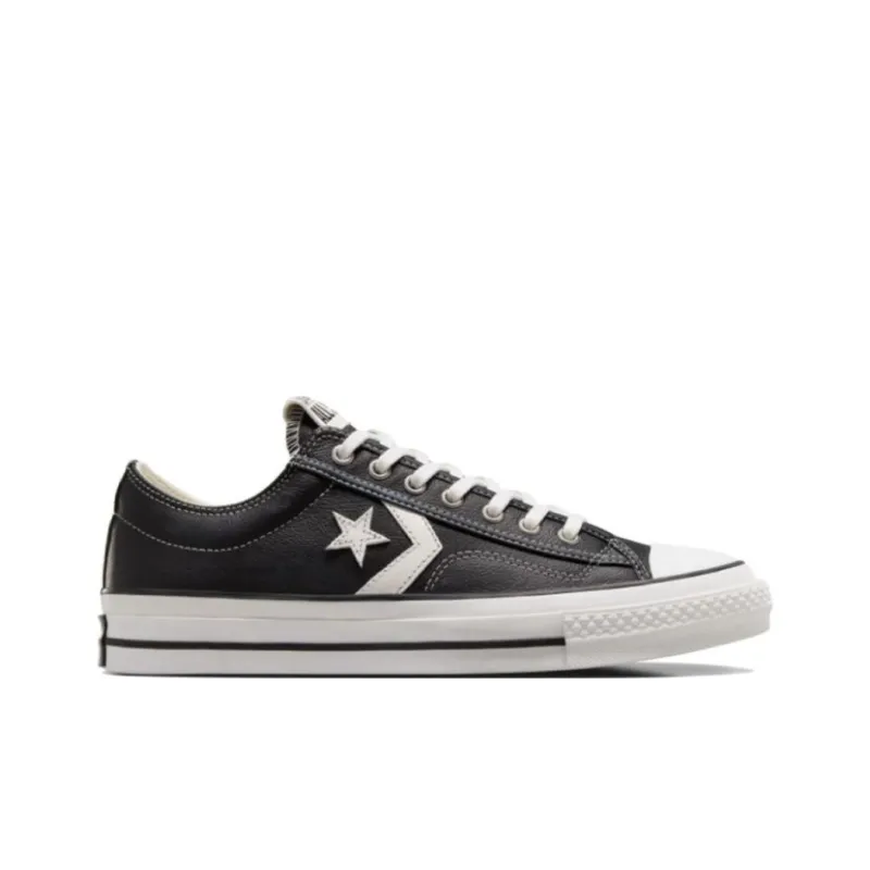 Converse Star Player 76 Fall Leather Black White-1