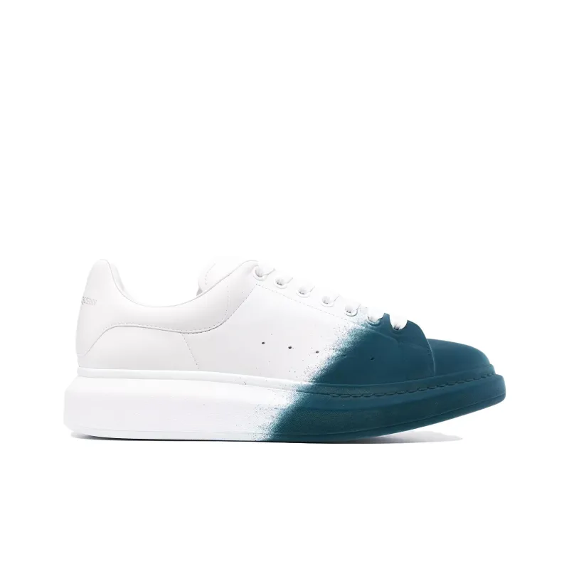 Alexander McQueen Oversized Two Tone White Emerald Green-1