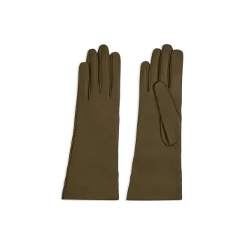 FERRAGAMO Cashmere Gloves Women's Green