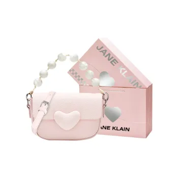JANE KLAIN PU Shoulder Bag Crossbody Bag Handbags Regular Women's Girly Pink/Cream White