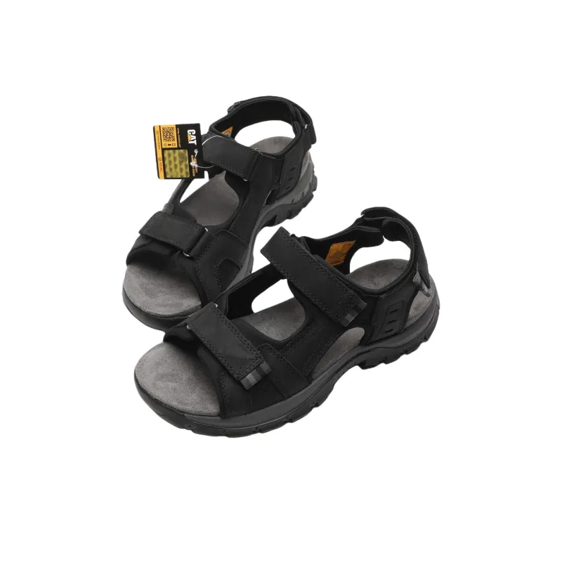 CAT Beach Sandals Men Black-1