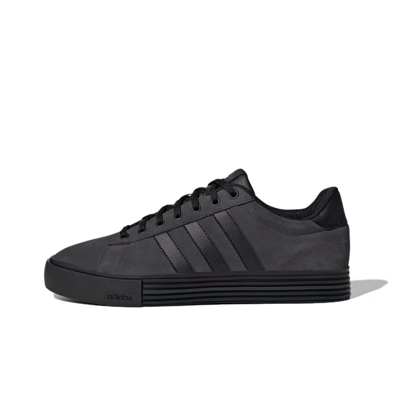 Adidas Daily 4.0 Anti Slip Wear Resistant Low Top Skateboard Shoes Unisex Black-0