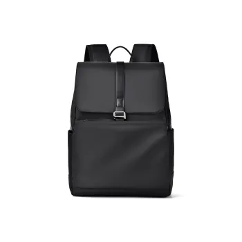 TYMON Nylon Backpacks Travel Bags Regular Unisex Black