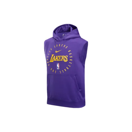 Nike DRI-FIT NBA Sweatshirts Men Global Purple / Amariello Yellow