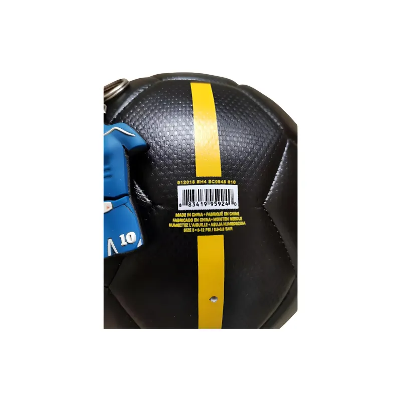 Nike Size 5 Soccer Machine Stitched Soccer Ball Men's Black Yellow-4