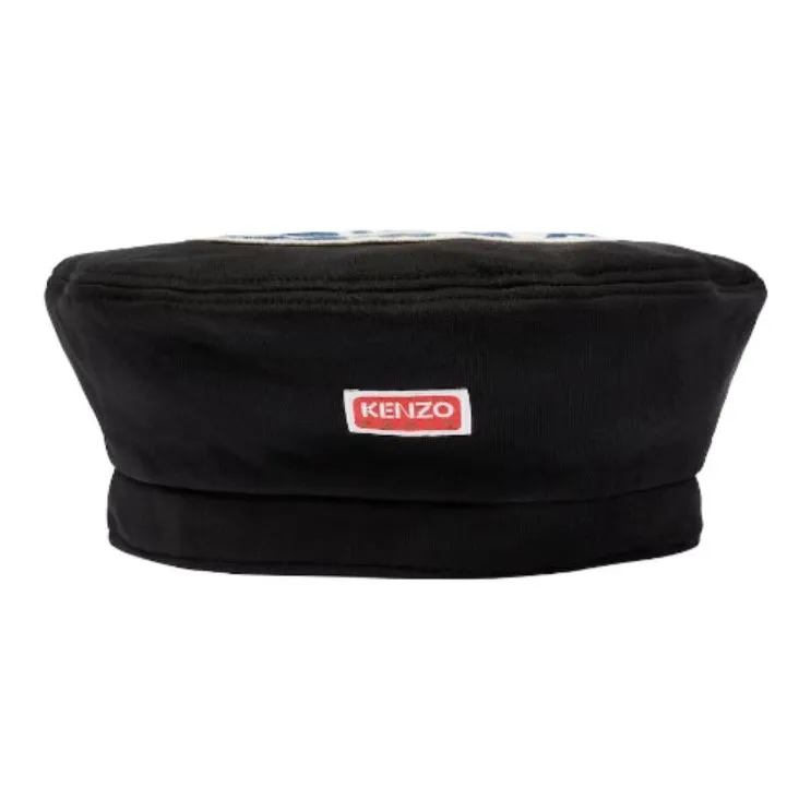 KENZO 100% Cotton Berets Women's Black-0