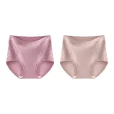 B Set-High-Rise Plus Size-Cameo Brown+Milk Coffee (2 Pack)