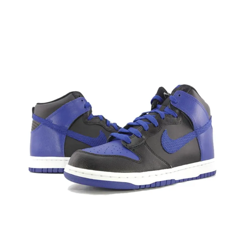 Nike Dunk High Black Old Royal-2