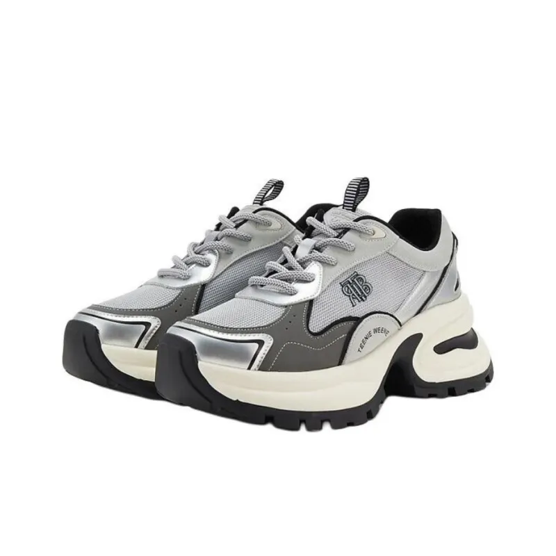 Teenie Weenie Height Increasing Low Top Chunky Sneakers Women's-1