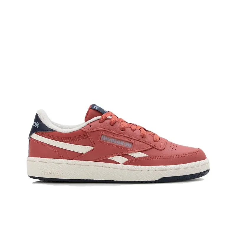 Reebok Club C Anti Slip Wear Resistant Low Top Skateboard Shoes Unisex Vintage Red-1