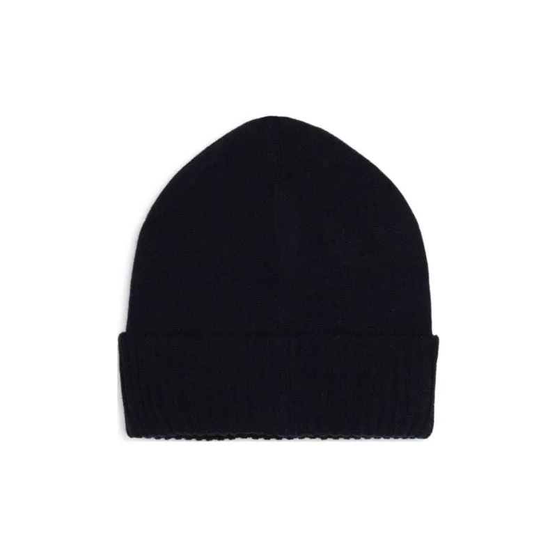 BOSS Kidswear Logo patch Knitted Beanie Hat-1