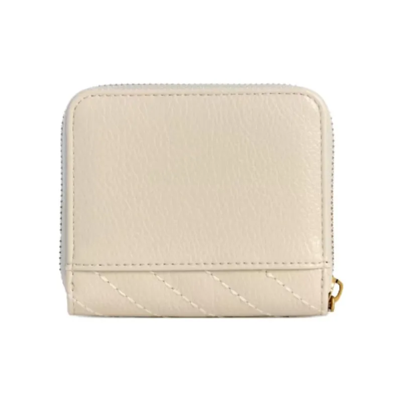 GUESS Artificial Leather Wallet Small Size Women's Gray White-2