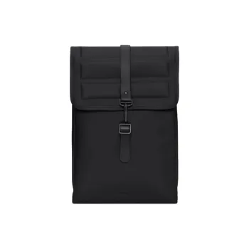 Rains Polyurethane Backpack Regular Unisex Black