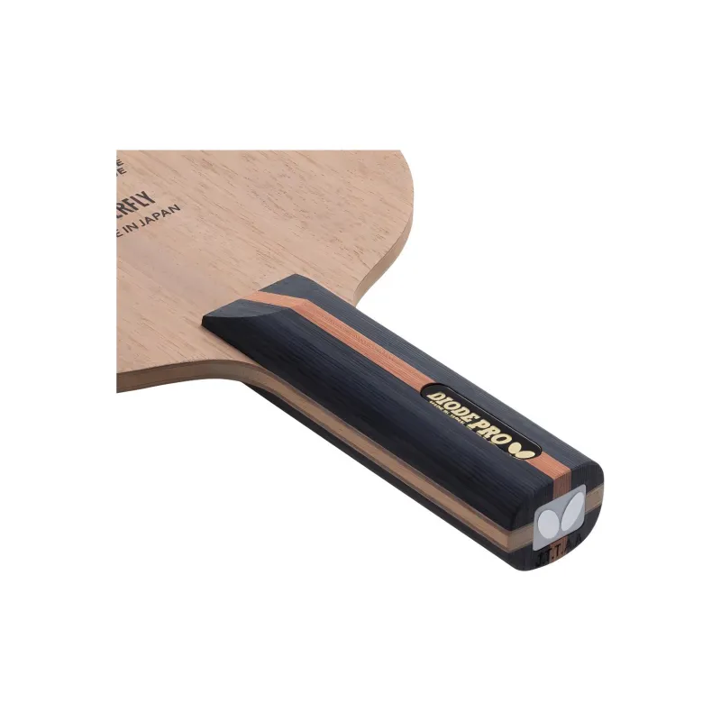 Butterfly All Wood Ping Pong Paddles Slicing Suitable Playing Style Unisex Shakehand Grip Black Brown-3