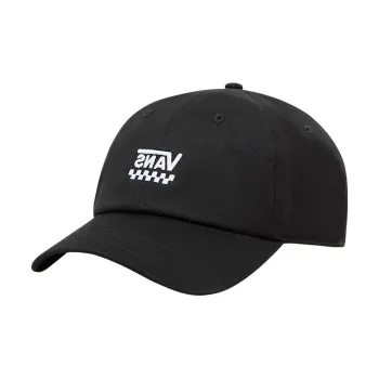 Vans Cotton Baseball Caps Men's Black