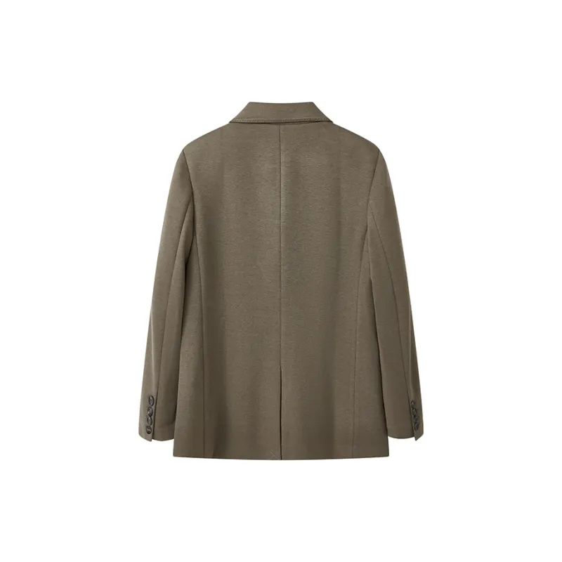 Yu Qianwen Business Suit Women's Olive Green-1