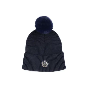 MICHAEL KORS Appliqué logo Ribbed Beanie