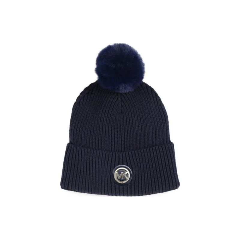 MICHAEL KORS Appliqué logo Ribbed Beanie-0