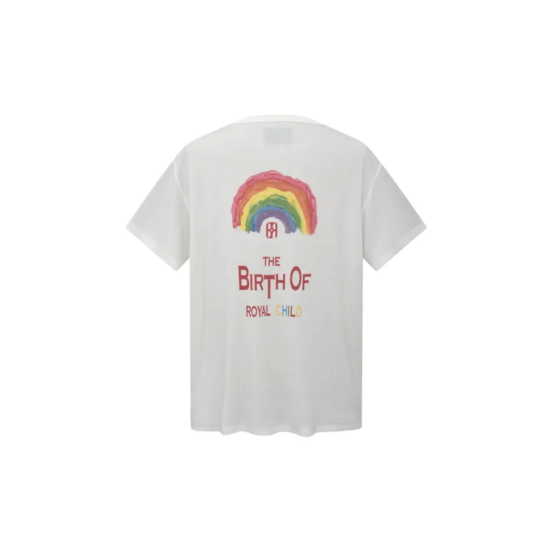 BIRTH OF ROYAL CHILD T Shirt Unisex White-1
