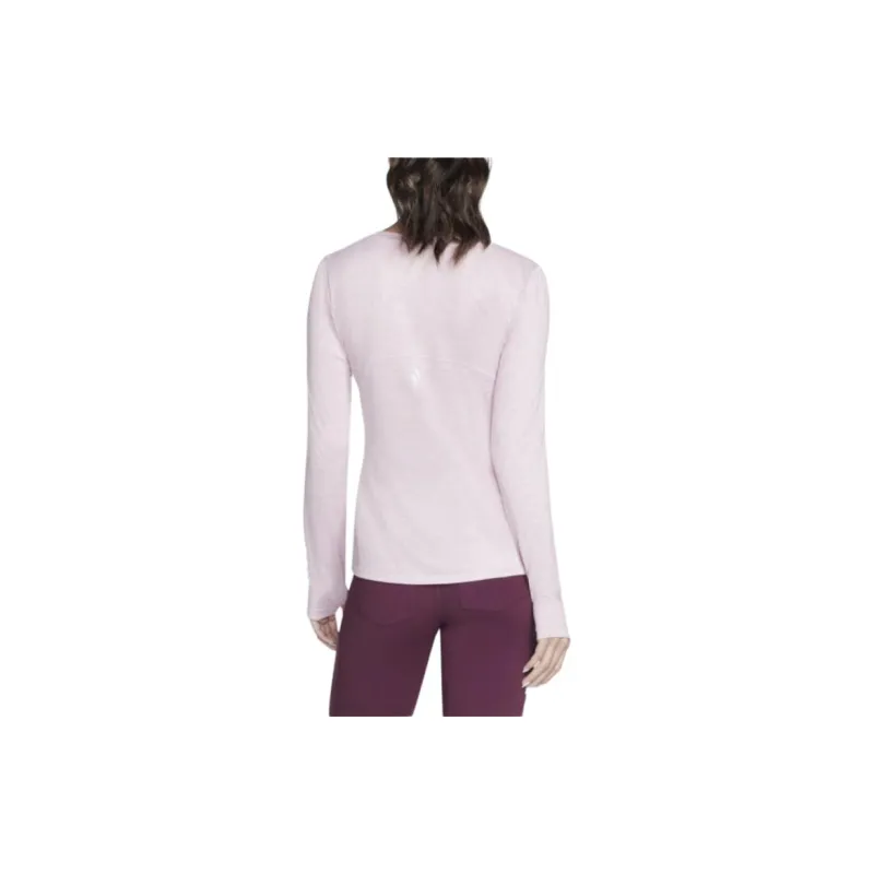 Skechers GO DRI Swift LS Regular T-Shirt Women's Blush Pink-1