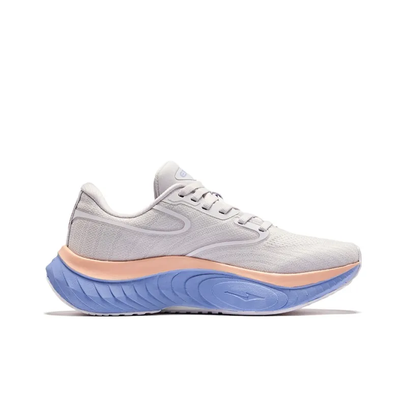 Erke Cushioning Low-Top Running Shoes Women's Absolutely Purple Pink-1