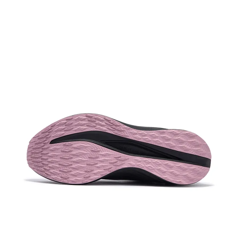 361° Anti Slip Wear Resistant Low Top Casual Running Shoes Women's Black Pink-4