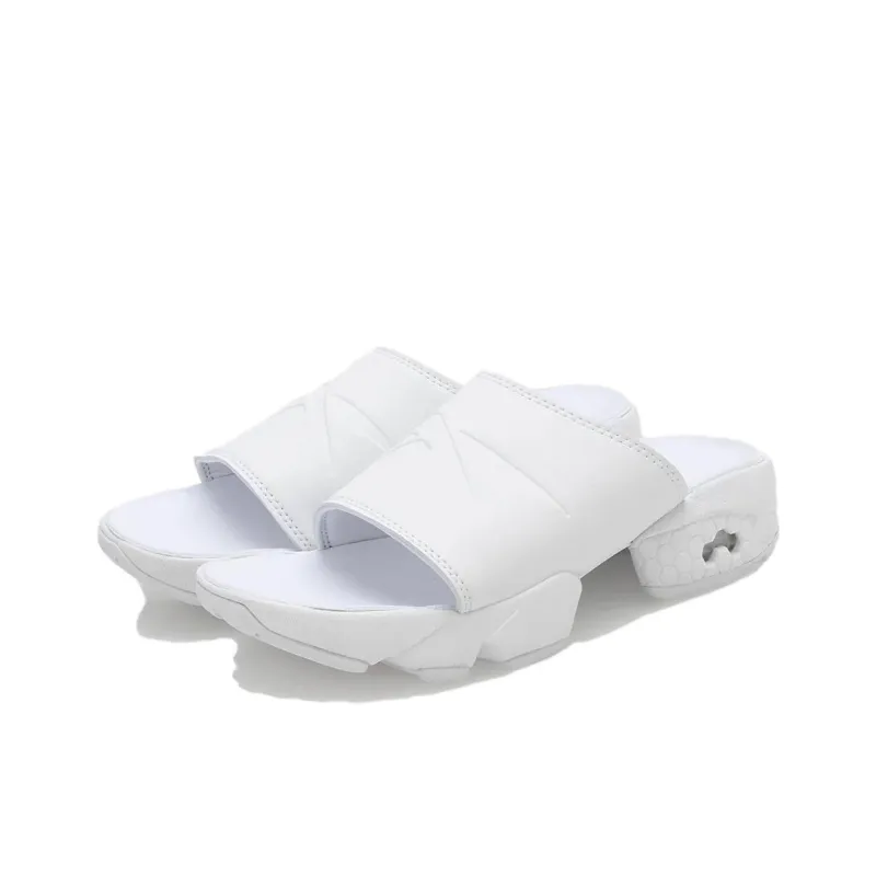 Reebok Fury Slide Slip Resistant Abrasion Resistant Slide Slippers Women's White-2