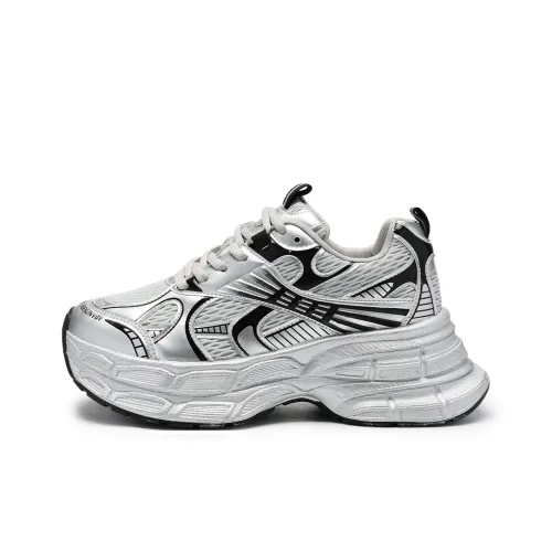 Dafu Leaps Forward Anti Slip Wear Resistant Low Top Chunky Sneakers Women's