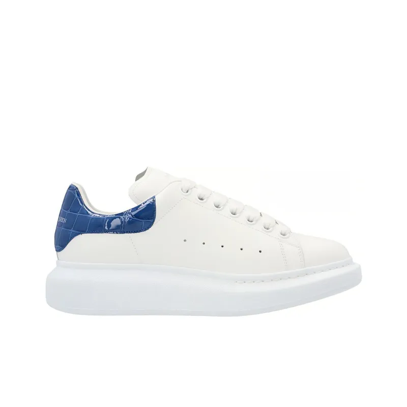 Alexander McQueen Oversized Indigo Croc Women's-1